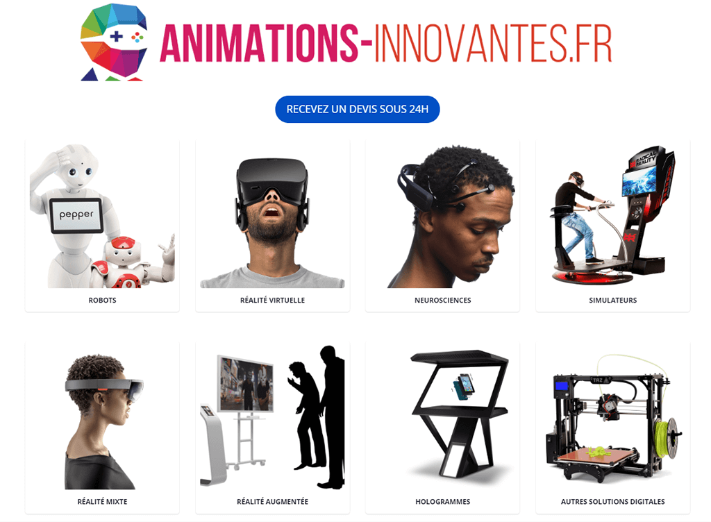 Animations innovantes home